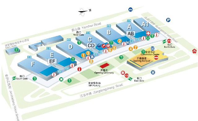 CCMT2012展館圖 CCMT2012展館圖