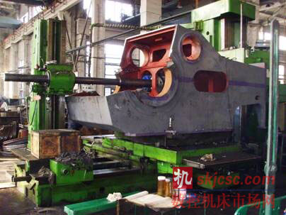 BFT125/5鏜銑床(chuáng)外形與加工零件圖 BFT125/5鏜銑床外形與加工零件圖
