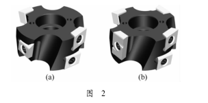 中可換端頭安裝在(zài)銑刀刀(dāo)體(tǐ)上形成的銑刀 中(zhōng)可換(huàn)端頭安裝在銑刀刀體上(shàng)形成的銑刀