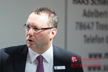 哈斯馬格磨床有限公司董事總經理Thomas Bader先生 哈斯馬格磨床有限公司(sī)董事總經理Thomas Bader先生